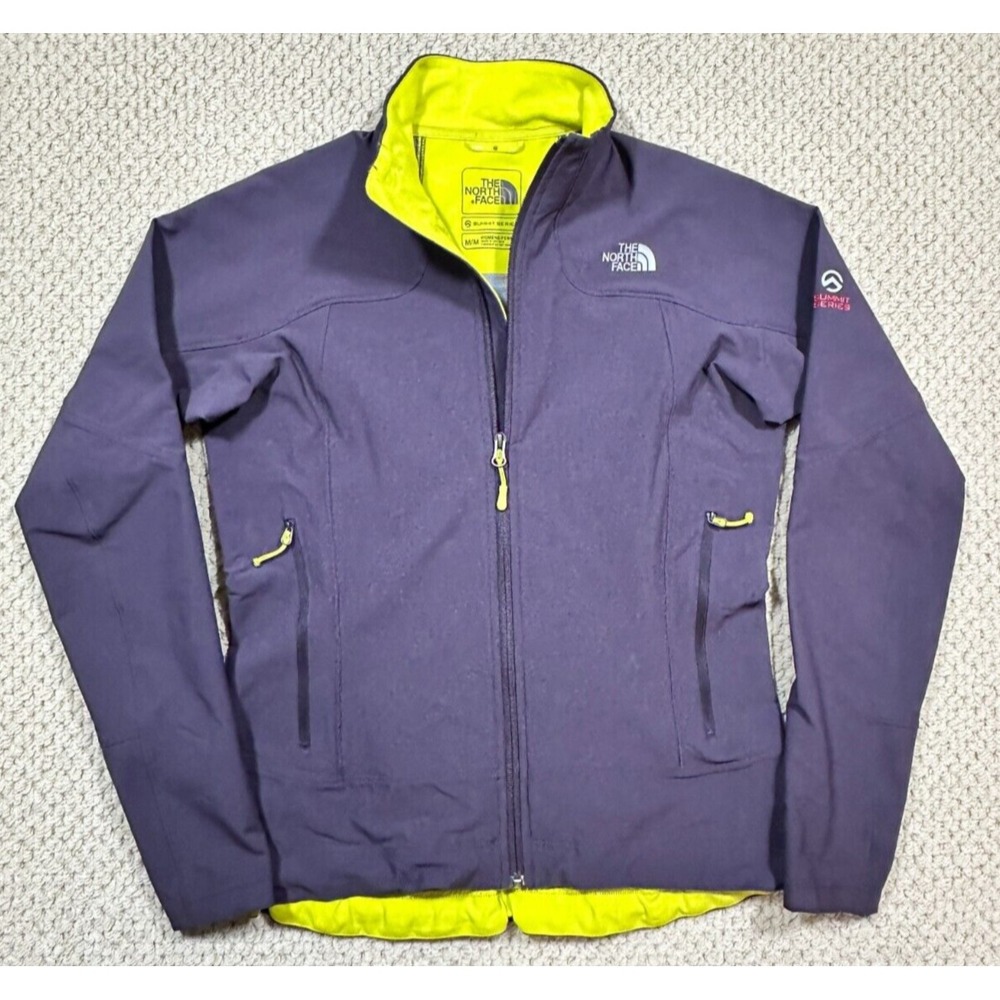 North Face Iodin Jacket Womens M Purple Carbon Summit Series Pertex Equilibrium